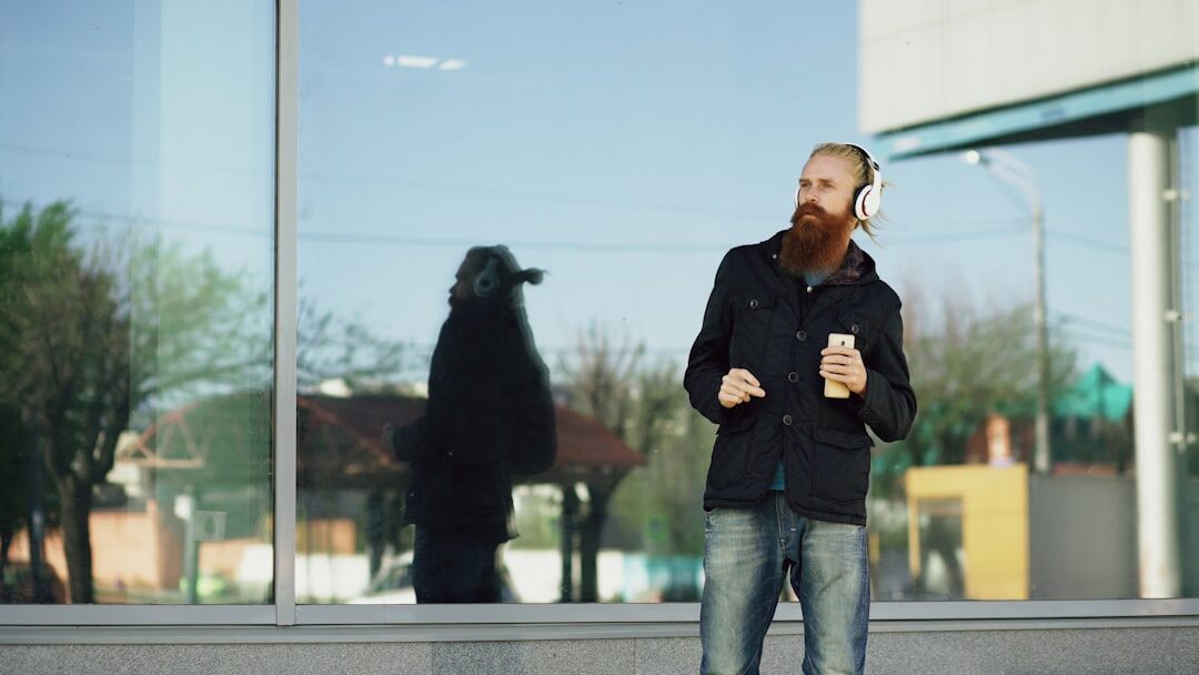 young man in urban setting