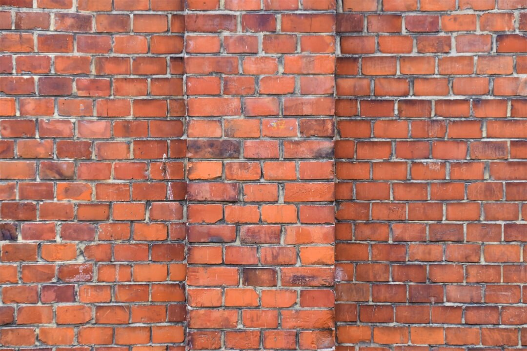old brick wall in city