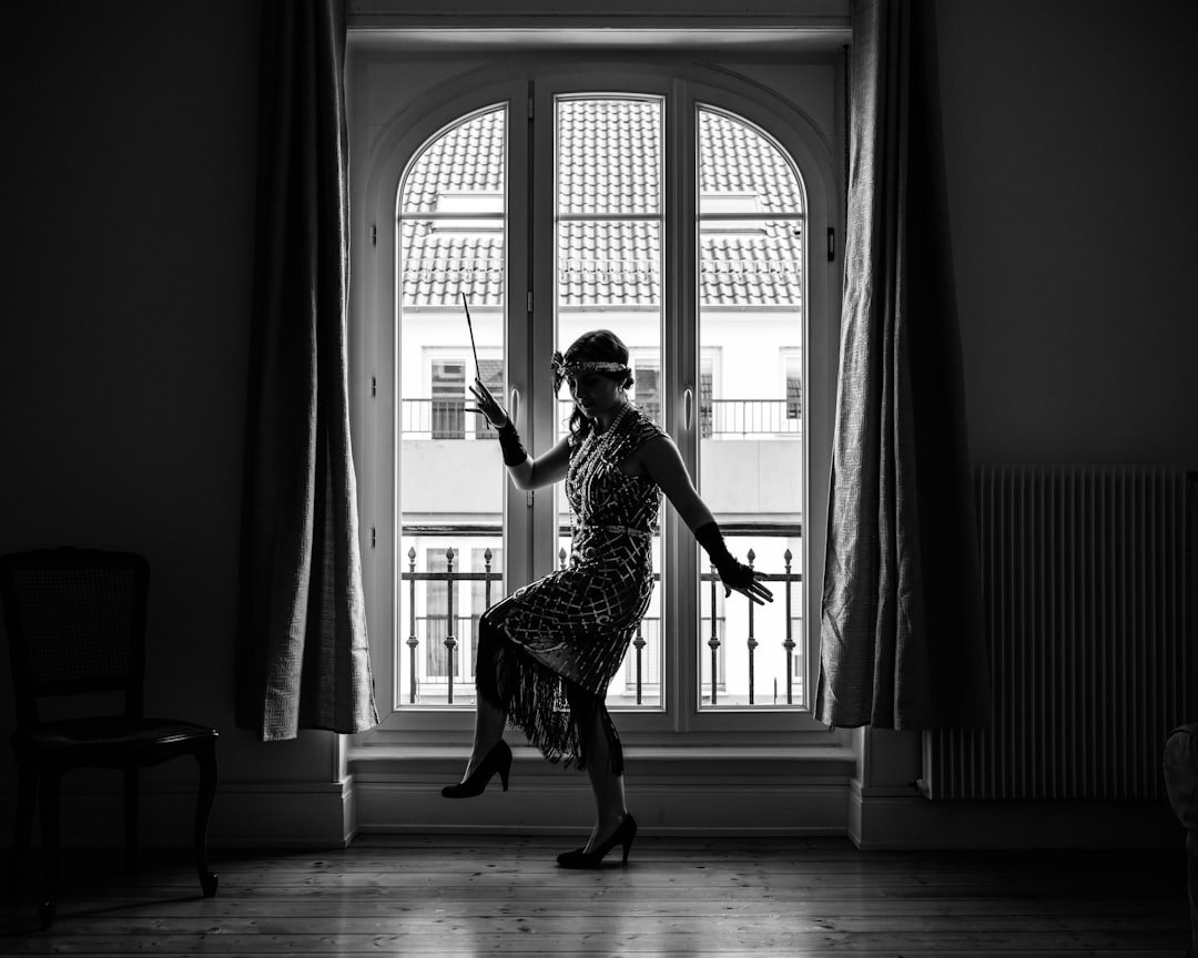 elderly woman by window